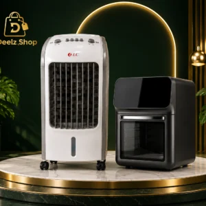 عرض قلاية هوائية Denx سعة 12 لتر + مكيف صحراوي DLC سعة 4 لتر | ضمان سنتين