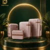 255de41c-6a41-4c19-a172-ebbb3dd861d5 طقم حقائب سفر 4 قطع سان روز ABS بعجلات 360 درجة