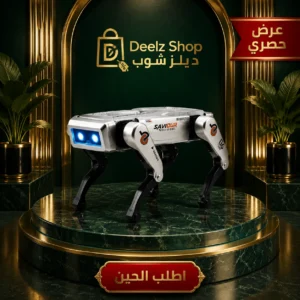 روبوت ذكاء اصطناعي قابل للبرمجة مع تحكم صوتي وجهاز تحكم عن بعد للاطفال