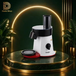 قطاعة كهربائية للخضار والفاكهة ومحضرة السلطة Sonifer SF-5505 5 في 1