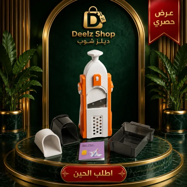 قطاعة مندولين آمنة ذكية 5 في 1 متعددة الاستخدامات مع سماكة قابلة للتعديل