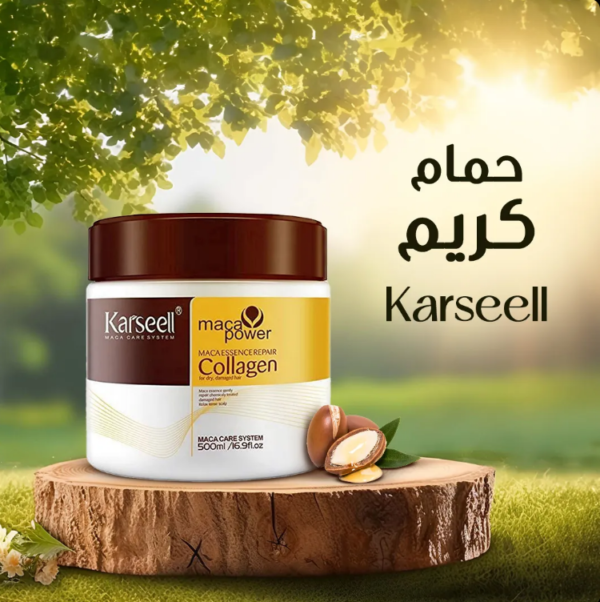 ee1b1e05-724d-44d3-9da7-d402c1a51f93.png ماسك كارسيل Karseell بالكولاجين للشعر 500 مل | ترطيب وإصلاح الشعر التالف والجاف