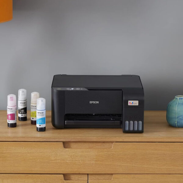 طابعة Epson L3210 متعددة الوظائف | طباعة ونسخ ومسح ضوئي موفرة للحبر
