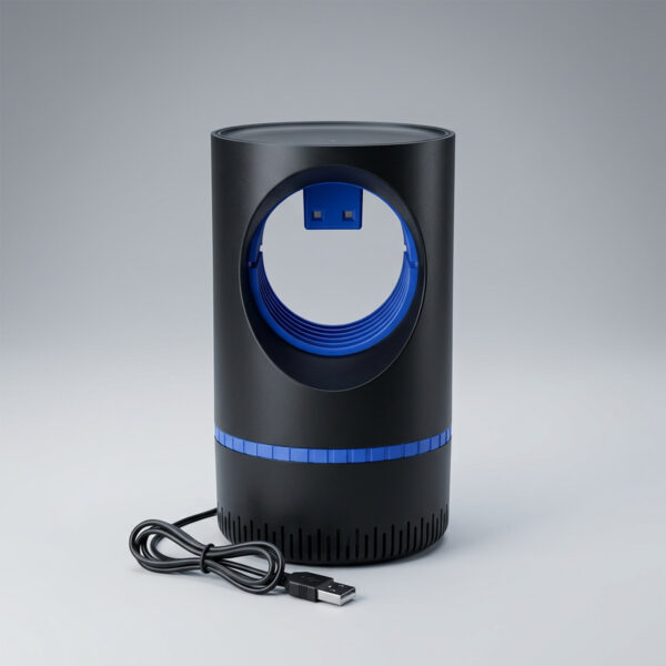 مصباح قاتل الناموس والبعوض الكهربائي UV مع مروحة شفط | يعمل USB | ضمان عامين