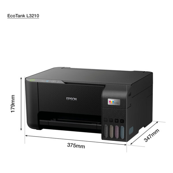 طابعة Epson L3210 متعددة الوظائف | طباعة ونسخ ومسح ضوئي موفرة للحبر