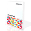 باكت ورق طابعة حراري A4 | 50 ورقة متوافقة مع HPRT M08F وMT800 وBrother PJ
